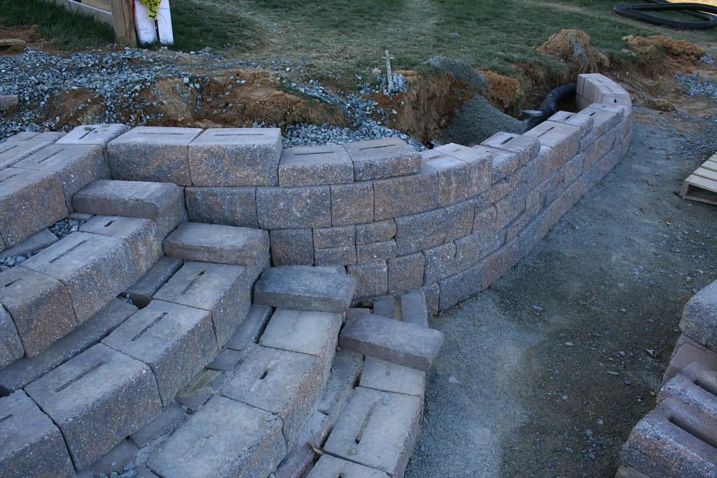 Wall - steps detail and near end